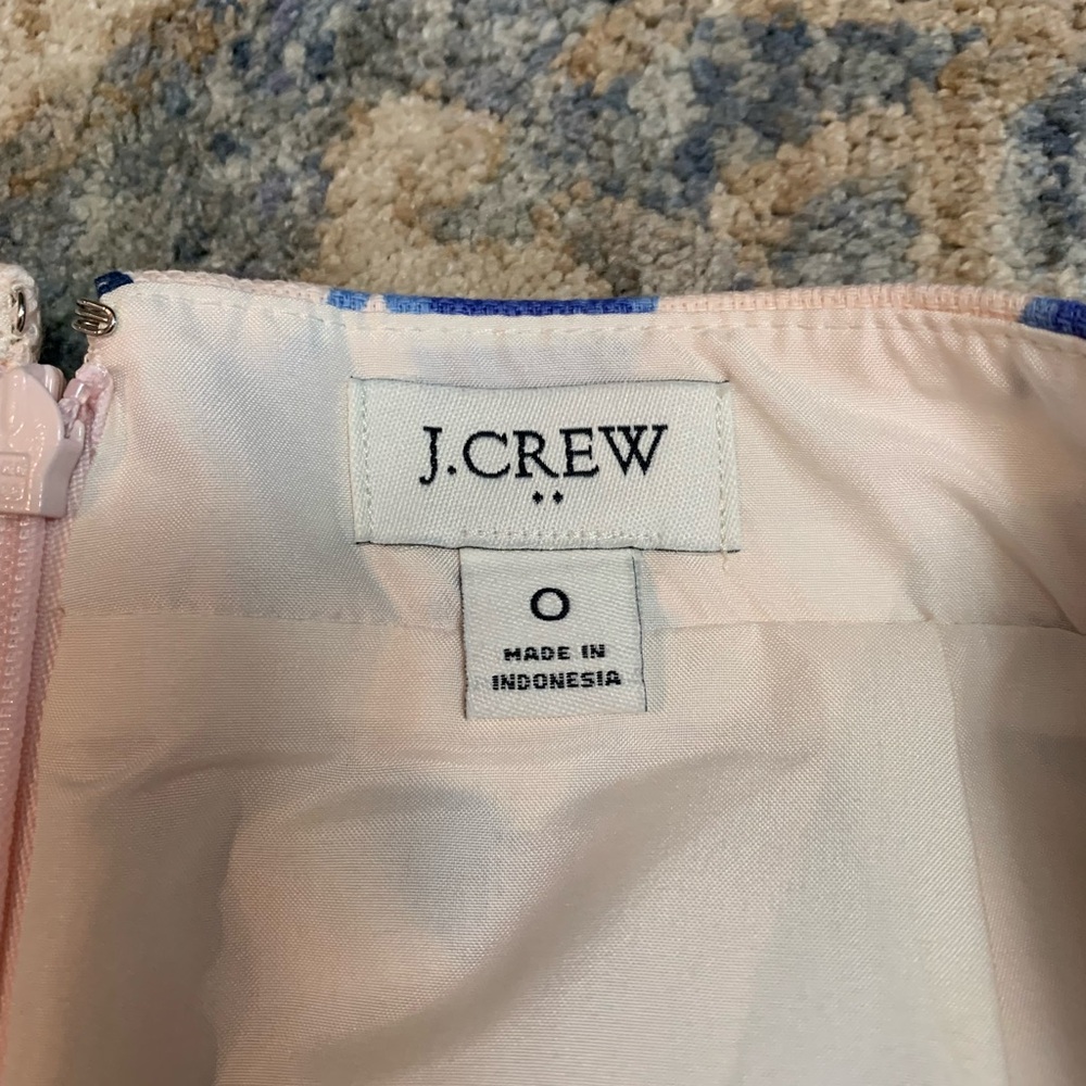 J. Crew Floral Pencil Skirt - Size 0 - Picture 2 of 4